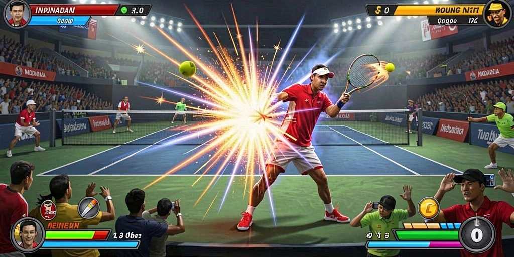 tmokwin - Screenshot saat bermain multiplayer dengan teman.